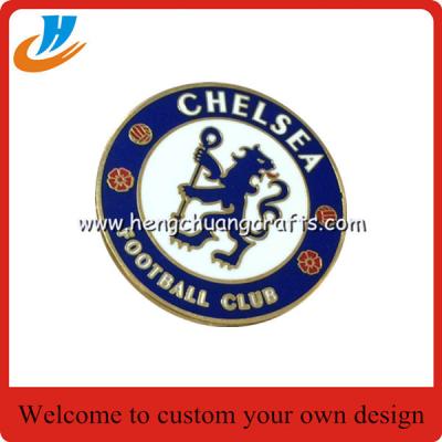 China Chelsea badge pin,Chelses lapel pin badge hard enamel process custom for sale