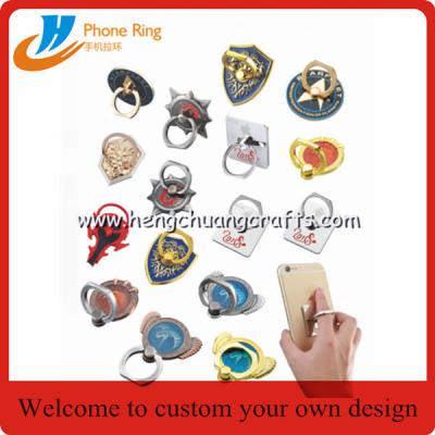 China Custom different shape phone ring holder for mobile phone customized design for sale