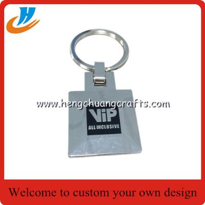 China VIP keychain custom for you customer, leather metal car key chains with custom design for sale