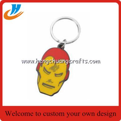 China 2017 New Cute Cartoon Human Icloud Keychain,mask icloud metal keyrings for sale