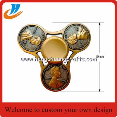 China Dollar coins one cent icon head hand Fidget Spinner Gadgets toys 2017 one Anti-Stress for sale