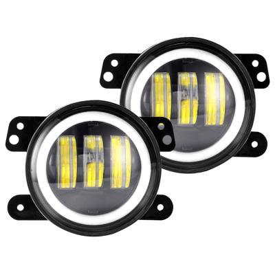 China Wholesale Aluminum 20000lm 90w Led Fog Light White Yellow Aperture Led Worklight 2022 Fog Light 4 Inch Car Fog Lens Light Projector for sale