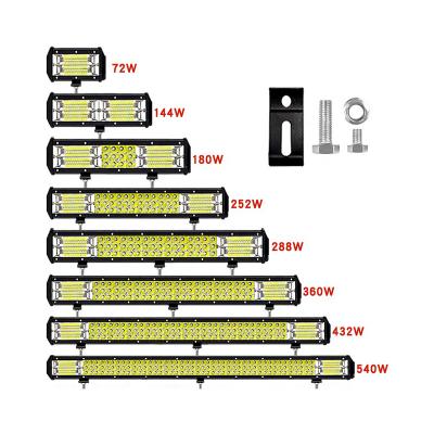 China YIMEI Aluminum Car Light Accessories 5 9 12 17 20 25 34 39 INCH Aluminum Spot Beam Offroad Led Light Bar For Trucks for sale