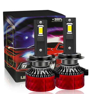 China H7 D60 100w 26000LM Super Bright Car Headlight YIMEI High Brightness Car Aluminum Light Led Headlight Bulbs 6000k for sale