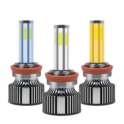 China High Performance120 watt aluminum N6 16000lm h11 led headlight 6 side car led bulbs chip for car light for sale