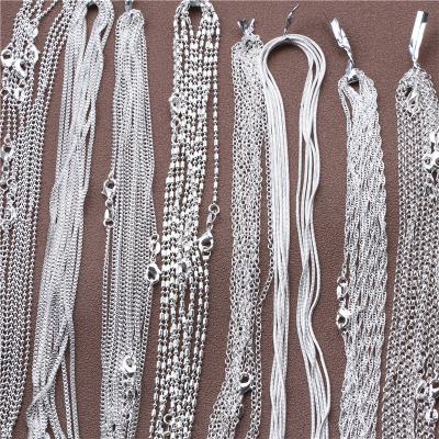 China Silver Plated Miami Cuban Link Twist Women Men Vintage Snake Brass Link Chain Necklace Bamboo Chain For Women 2021 Necklace for sale