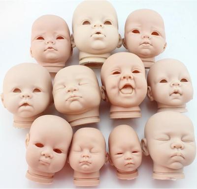 China Cartoon Toy Custom Your Own Design 16 Inch Soft Vinyl Reborn Doll Silicone Kits Doll Head Vinyl Molds for sale