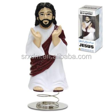 China Cartoon Toy Custom Jesus Dashboard Figurine, make your own dashboard figurine maker for sale