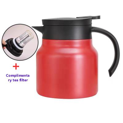 China PORTABLE Household Heat Insulation Flask Teapot 304 Tea Filter Thermos Infusion Tea Coffee Pot for sale