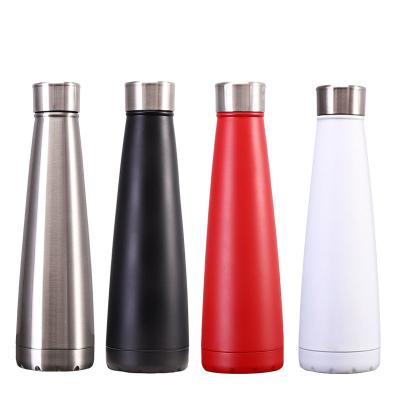 China Leakproof Stainless Steel 450ML Sustainable Heat Preservation 12-24 Hours And Cold Preservation Coke Bottle Sports Bottle for sale