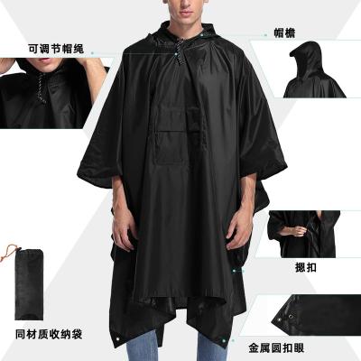 China Lightweight Reusable Hiking Hooded Rain Poncho Coat Breathable Waterproof Jacket For Outdoor Activities for sale