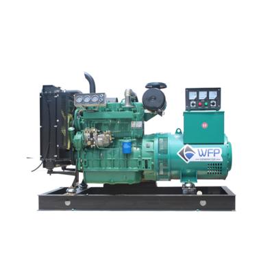 China Open Type Gas Generator Set Energy Saving 100KVA 80KW WP80GFQ WP80FGQ Gas Generator Set for sale