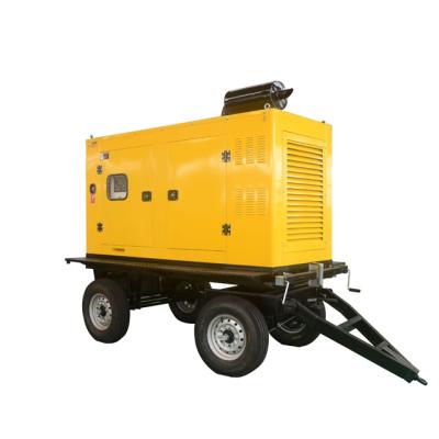 China Mobile Generator Set With Wheel 16kw-600kw Diesel Generator Set PAM for sale