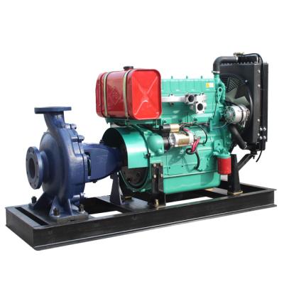 China Diesel Engine Irrigation Water Pump , High Flow Diesel Water Pump Set WP330-22H for sale