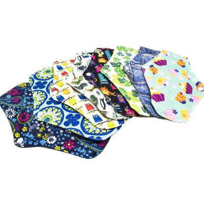 China Eco-Friendly Reusable Washable Sanitary Napkin Cloth Menstrual Pads for sale