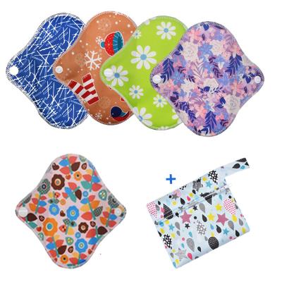 China Mommy Cloth Menstrual Reusable Reusable Sanitary Pad Regular Organic Sanitary Napkin for sale