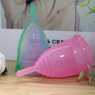 China Large Size And Small Size Eco-friendly For Feminine Hygiene Menstrual Cup for sale