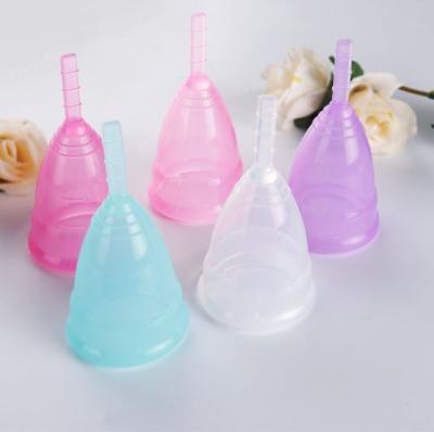 China Wholesale Price Menstrual Hygiene Cup Menstrual Custom Made Reusable Lady Medical Silicone Collapsible Clean Menstrual Cup for sale