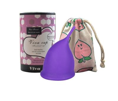 China Lady Menstrual Cup High Quality Medical Female Menstrual Cup Healthy Menstrual Reusable Menstrual Cup Grade Silicone Cup for sale