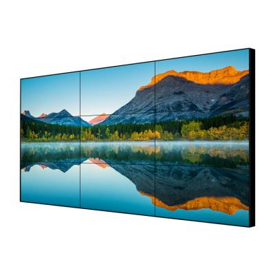 China 55 Inch Split Screen Display Touch Screen Advertising LCD Multi Panel TV Videowall China Indoor for sale