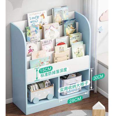 China 2022 New Milan Solid Wood Children's Floor Shelf Wooden In Living Room Kids Room for sale