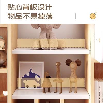 China Milan Kindergarten Children Bookcase Modern Wooden Shelf Children's Picture Book Storage Rack for sale