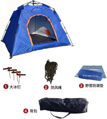 China New Waterpoof Winter Insulated Bivvy Carp Cube Shelter Pop Up Ice Fishing Sauna Tent 6 Person Carp Fishing Tent for sale