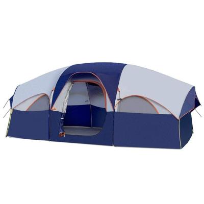 China Camouflage/field game factory direct sale family custom logo camping tent outdoor camping hiking equipment for sale