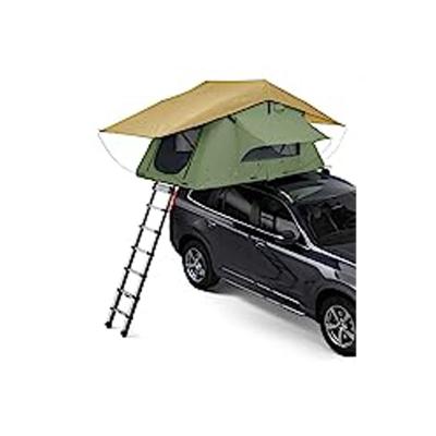 China Easy install outdoor tent 4 person tent 4 person aluminum multiple roof shard roof shard travel tent foldout roof top mft-152 for sale