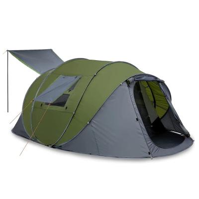 China Camouflage / Field Game Good Quality Large Family Camping Tents Outdoor Waterproof Double Layer Pop Tents for sale