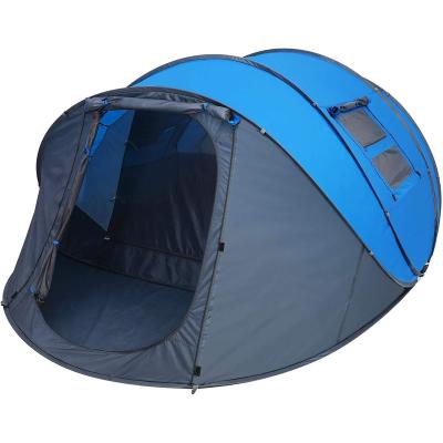 China 6 Person Foldable Easy Pop Up Tent Self Setup Waterproof Double Layer Family Pop Up Tents For Camping for sale