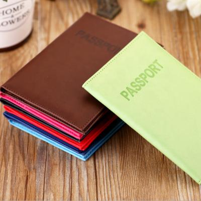 China Fashion Custom Logo Pu Leather Passport Set Travel Passport Set Universal Passport Cover Device for sale