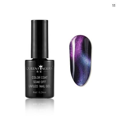 China Nail Art Beauty 5D Cat Eye Nail Polish DIY Gel Soak Off Magnet Lon-lasting Magic Gel UV/LED Nail Polish For Salon Nail Art High Pigment for sale