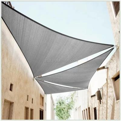 China Waterproof HDPE sail shade, sun shade sail triangle tent fabric patio, waterproof shade sail for sale