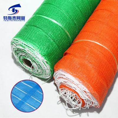 China 100% Virgin HDPE Material Orange Net HDPE Barrier 100g Warning Safety Fence For Road Construction for sale