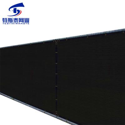 China HDPE+UV 100% Black HDPE Wind Break Net / Privacy Screen Barrier Netting for sale