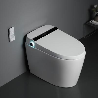 China Auto Open Automatic Operation Sanitary Equipment Wc Electronic Smart Toilet for sale