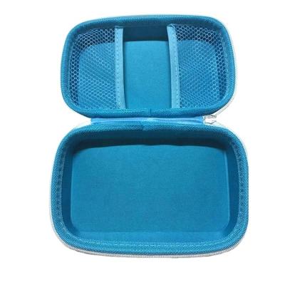 China With Pipe Custom Made Blue Durable Hard Surface Color Makeup Bags Cosmetic Bags Makeup Bags Cosmetic Bags for sale