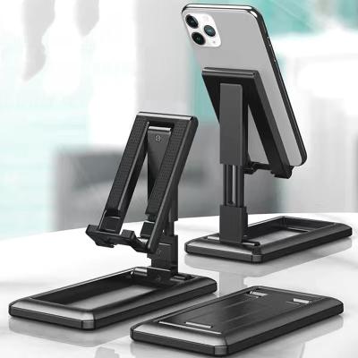 China Mobile Phone Adjustable Desk Accessories Metal Stand Foldable Portable Lazy Stand for sale