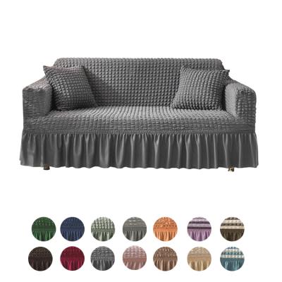 China Factory Direct Sale Elastic Breathable Spandex Sofa Slipcovers Loveseat Couches Comfort Stretch Covers With Skirt for sale