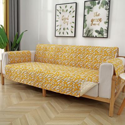 China Modern Living Room Furniture Slip Protector Printed 1/2/3 Seat Pet Sofa Cover for sale