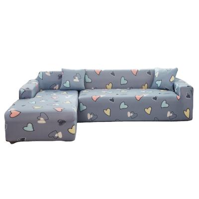 China Multipurpose Couch Comfort Stretch Breathable Elastic Tight Slipcover Wrap Multipurpose Armchairs L Form Sofa Cover for sale