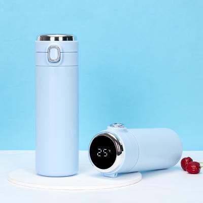 China PORTABLE Wholesale Vacuum Flask LED Display 304 Stainless Steel Double Wall Smart Thermo Water Bottle for Fahrenheit for sale