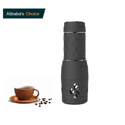 China WITH LID Wholesale Mini Hand Press Outdoor Travel Coffee Maker Manual Portable Espresso Coffee Machine Home for sale