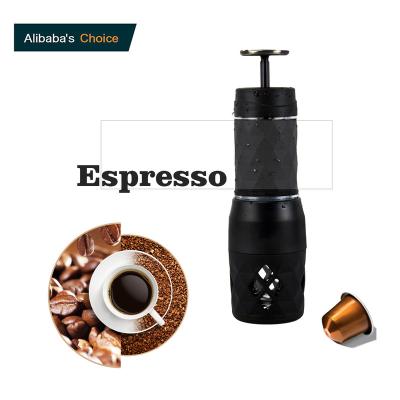 China Stainless Steel Vacuum Flask Travel Mini Espresso Coffee Maker Outdoor Portable Mug with Logo Printing for sale