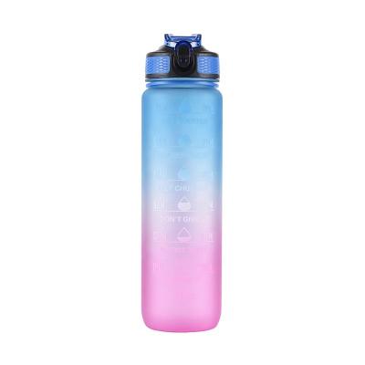 China Custom Sustainable Workout Fitness Sports Gym Drinking Logo Insulated Tritan Plastic Water Sport Bottles for sale