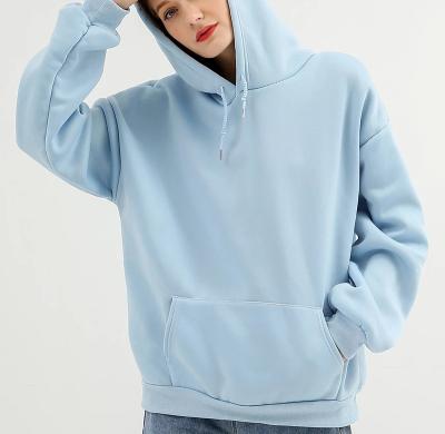 China High Quality Custom Oversized Hoodie 2022 Women's Autumn And Winter Blank Long Sleeves Anti-wrinkle Loose For Girls Teen Pullover Ho for sale