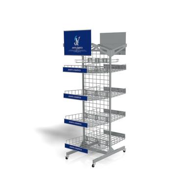 China Economic Wire Shelf Custom Design Popular PVC Panel Metal Shelf Tool Storage Tools Display Rack for sale