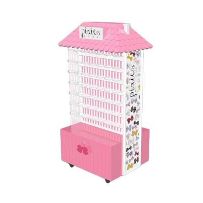 China The base is drawer durable using popular good quality large earring rose jewelry display rack of appropriate prices for sale