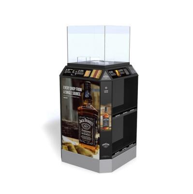 China Acylic Box 2021 New Popularity Hot Selling Products Stand Up Wall Wine Bottle Display for sale